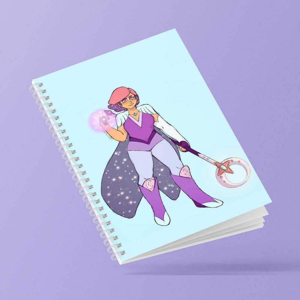 She Ra Spiral Bound Notebook Journal Diary Gift for Fans Glimmer
