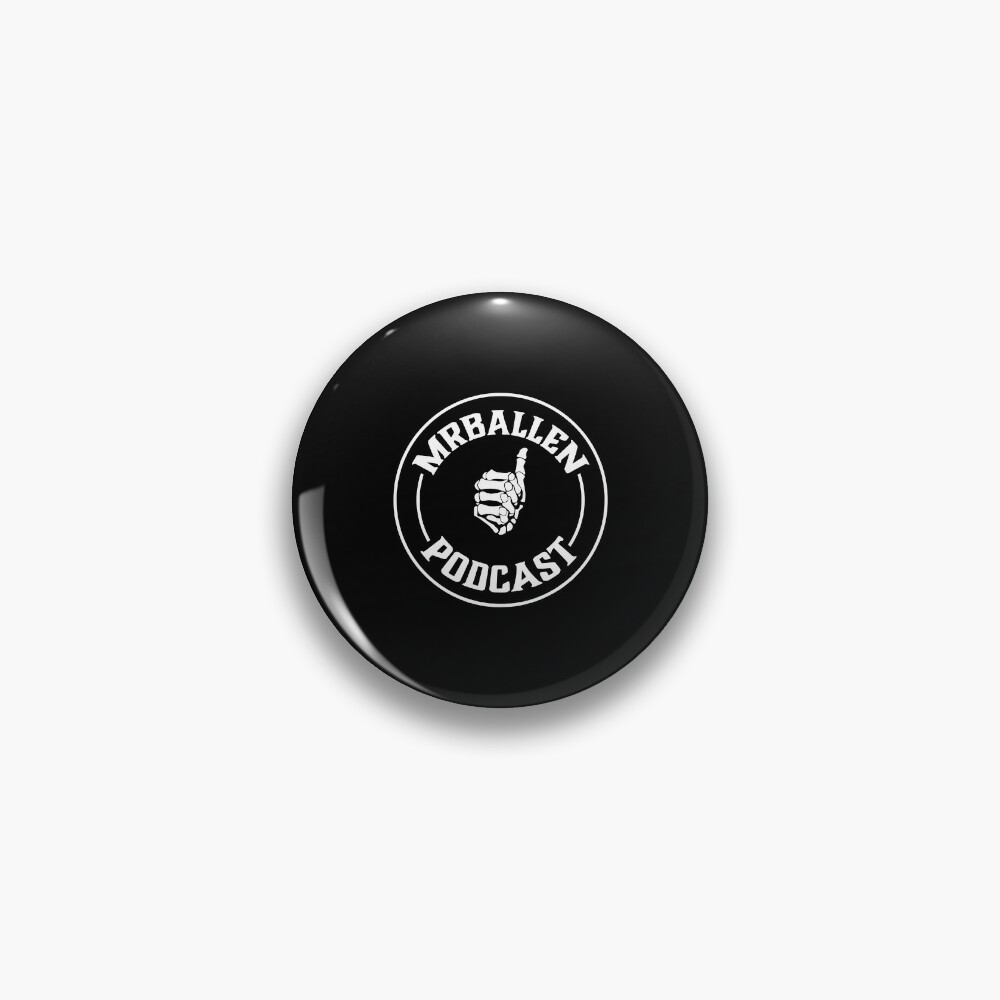 MrBallen Pins MrBallen HD Logo Pin MrBallen Podcast mrballenmerch.store