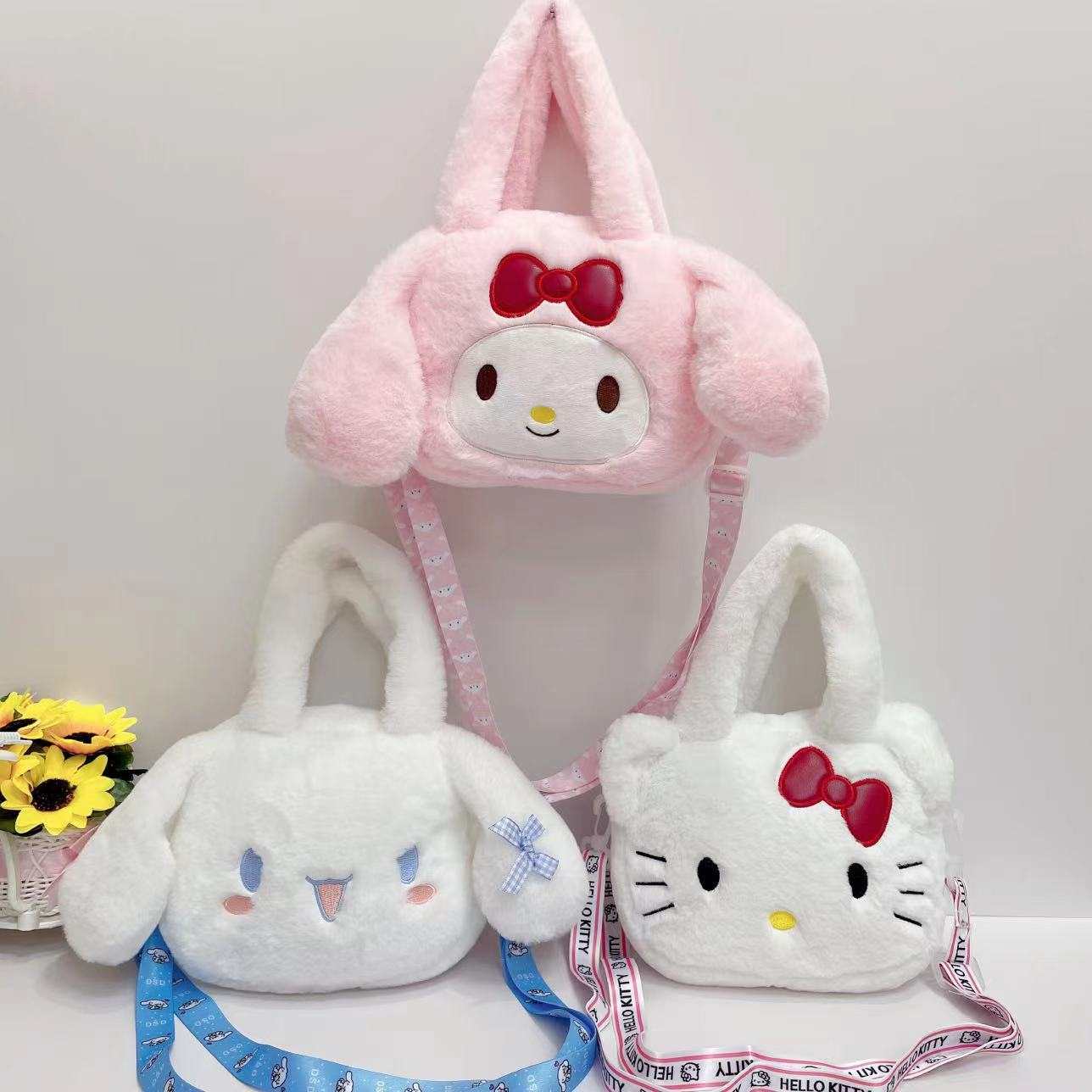 Hello Kitty plush toy with tote bag