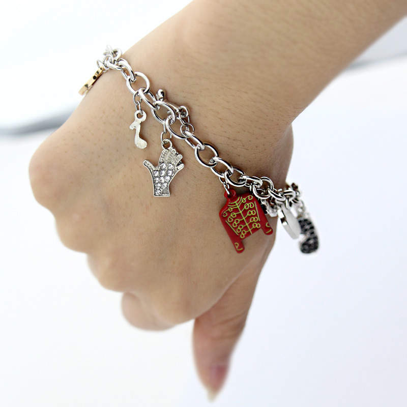 Michael jackson hot sale charm bracelet