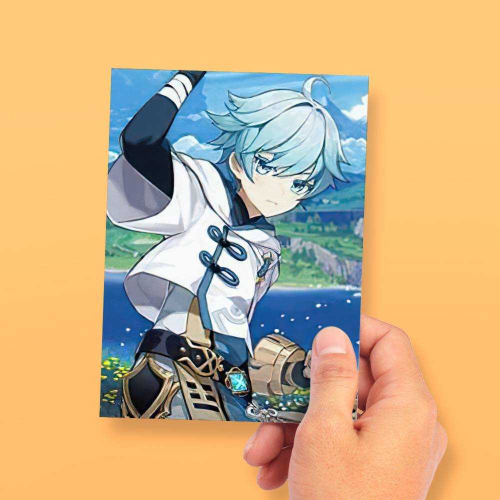 Genshin Impact Name card Cyno: Silence Greeting Card for Sale by  Geraldine-N