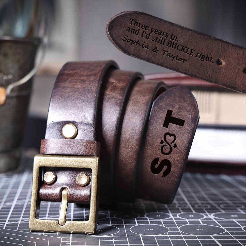 attitude Shayari for husband on belt for anniversary gift