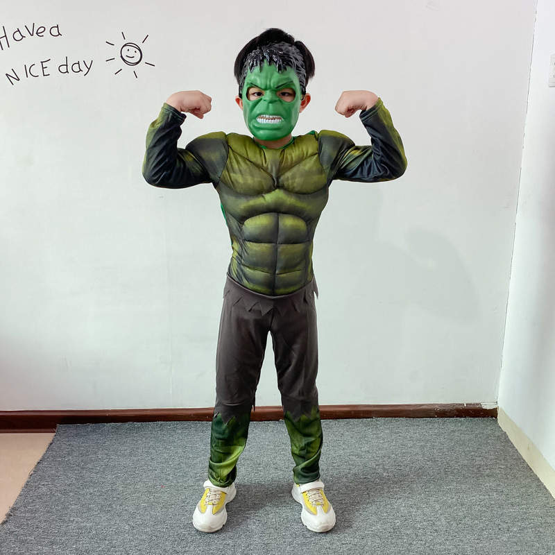 Hulk Costume, Transform into the Hulk with Muscle-Building