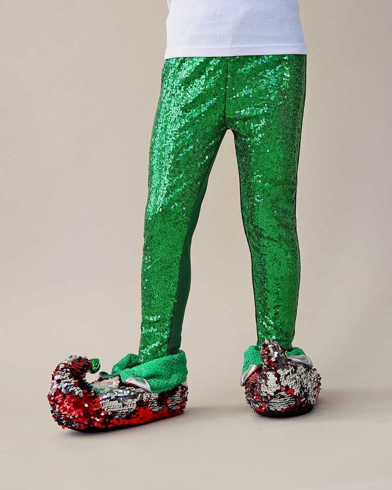 Green Sequin Pants Fashionable And Comfortable Sequin Pants