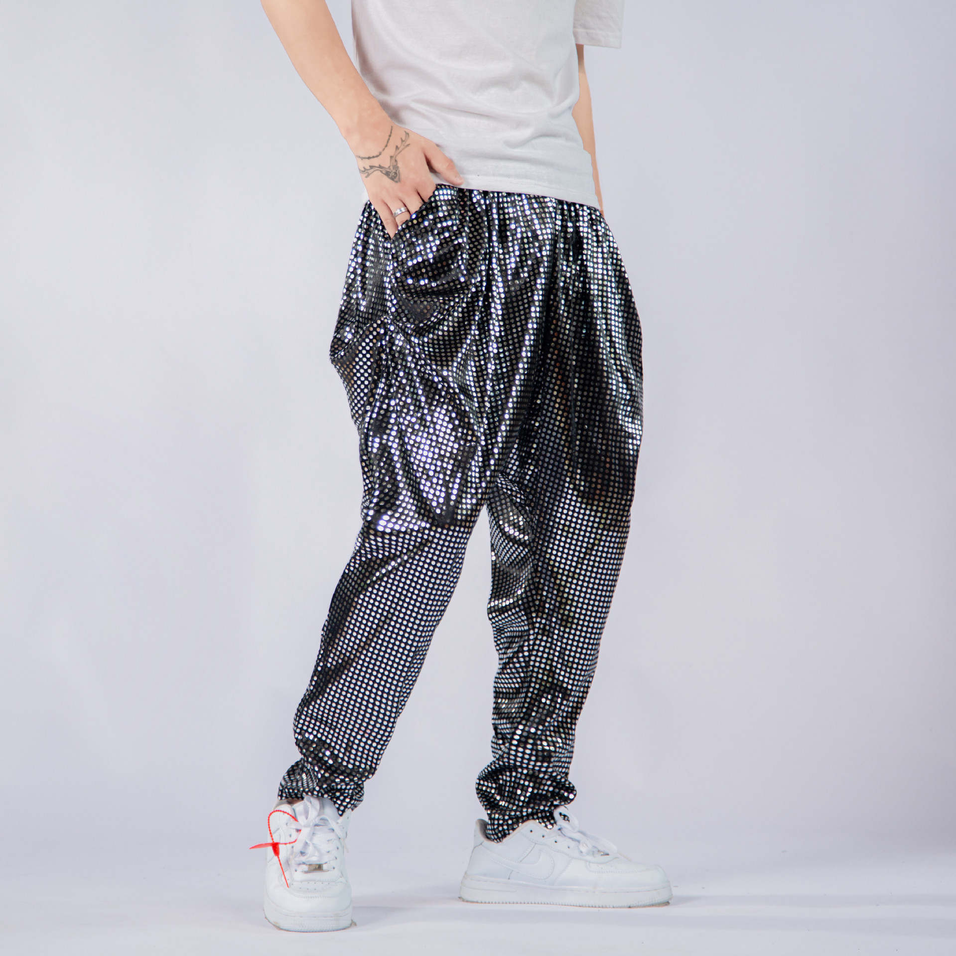 Mens store sequin joggers