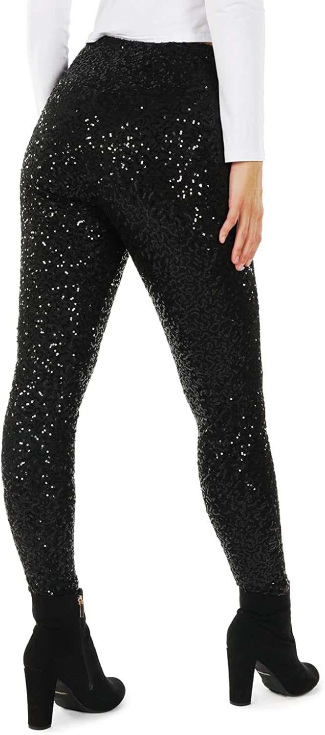 Black Sequin Leggings – Trendy, Comfortable and Durable