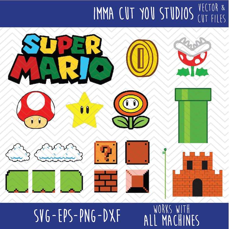 Super Mario Bowser Special Design Svg File, Super Mario Bows - Inspire  Uplift