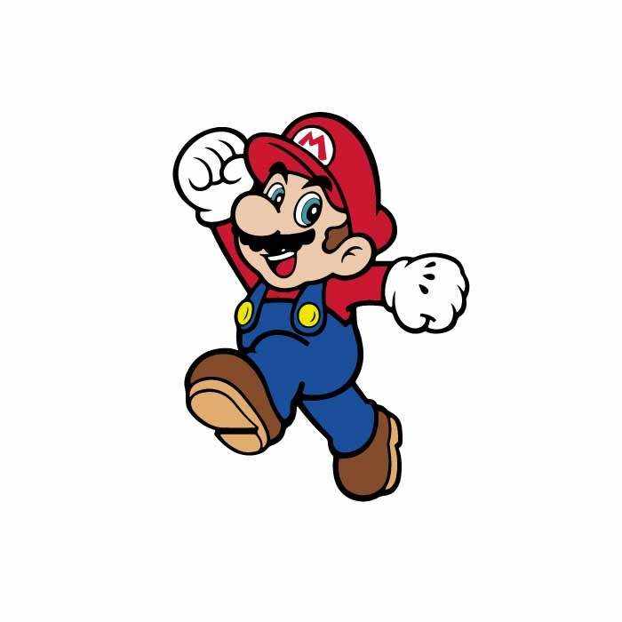 Mario SVG, Mario SVG Files for Cricut & Silhouette