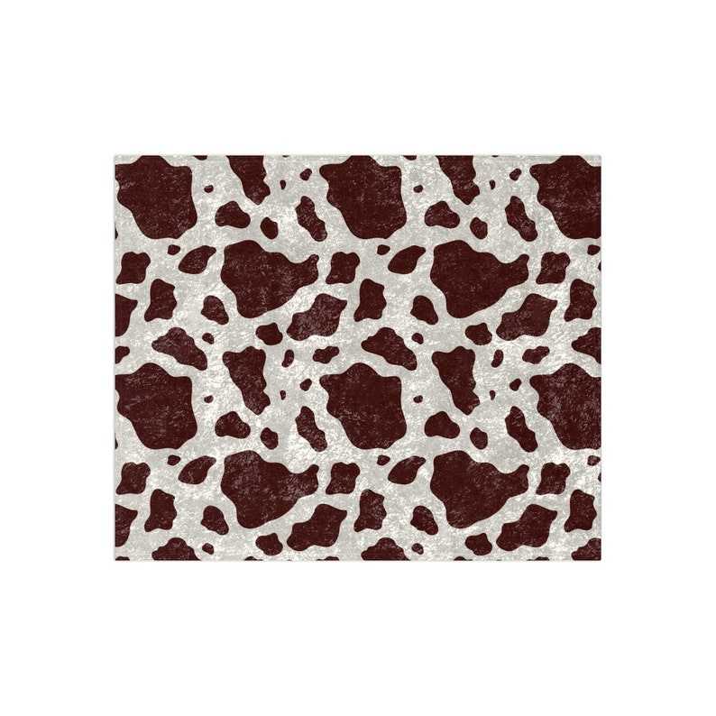 Cow Print Soft Blanket, Cow Print Blanket