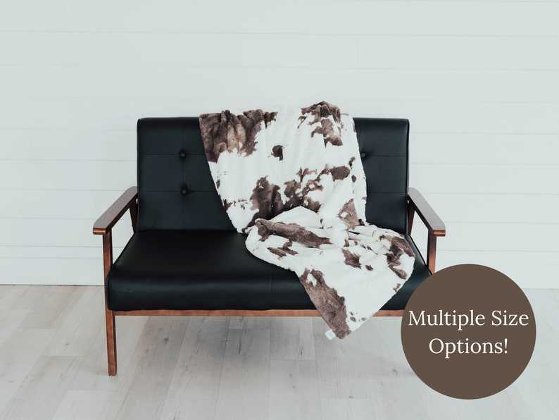 Cow Print Soft Blanket, Cozy Cow Blanket#1