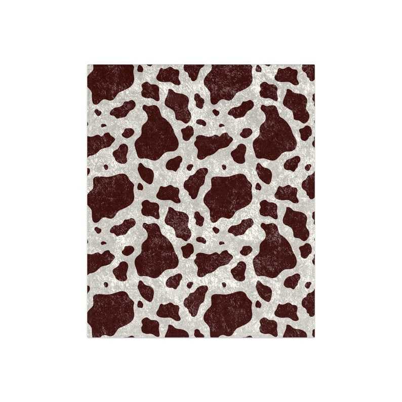 Cow Print Soft Blanket, Cow Print Blanket