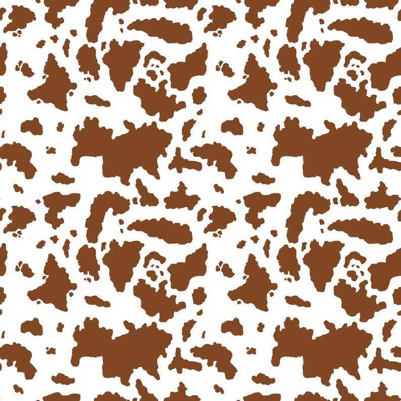 brown cow print background