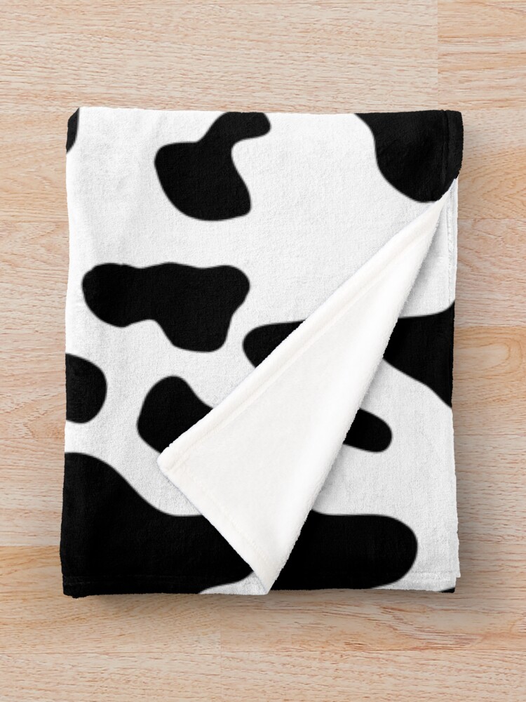 Cow Print Throw Blanket, Cute Cow Print Throw Blanket