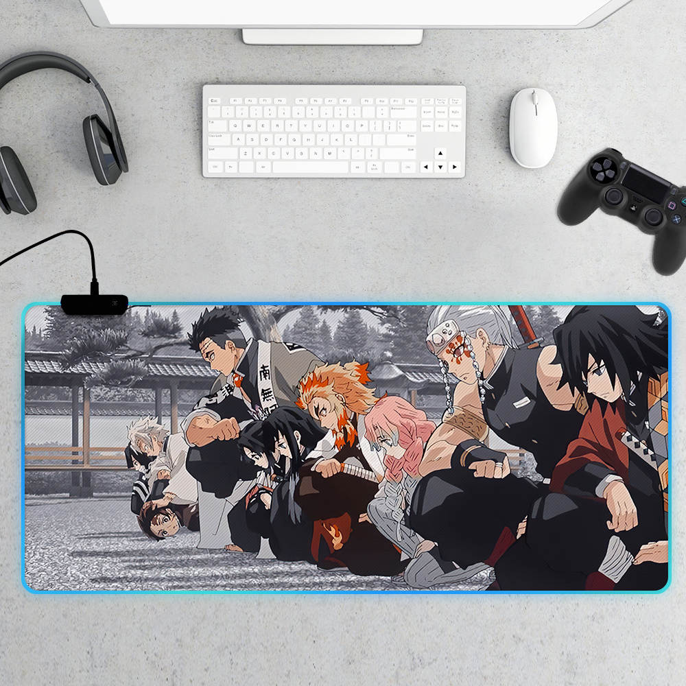 RGB Large Anime My Hero Academia Gaming Computer Mousepad Gamer