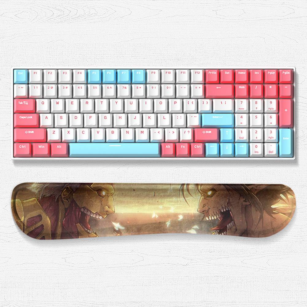 Anime Wrist Rest, Kamado Tanjirou Keyboard Wrist Rest, Memory Foam