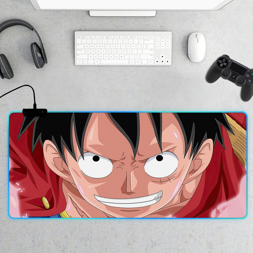 Anime Gaming Mouse Pad, One Piece Luffy Mouse Pad, XXL Mouse Pad, RGB Gaming  Mouse Pad, LED Gaming Mouse Pad, Custom Anime Mouse Pads