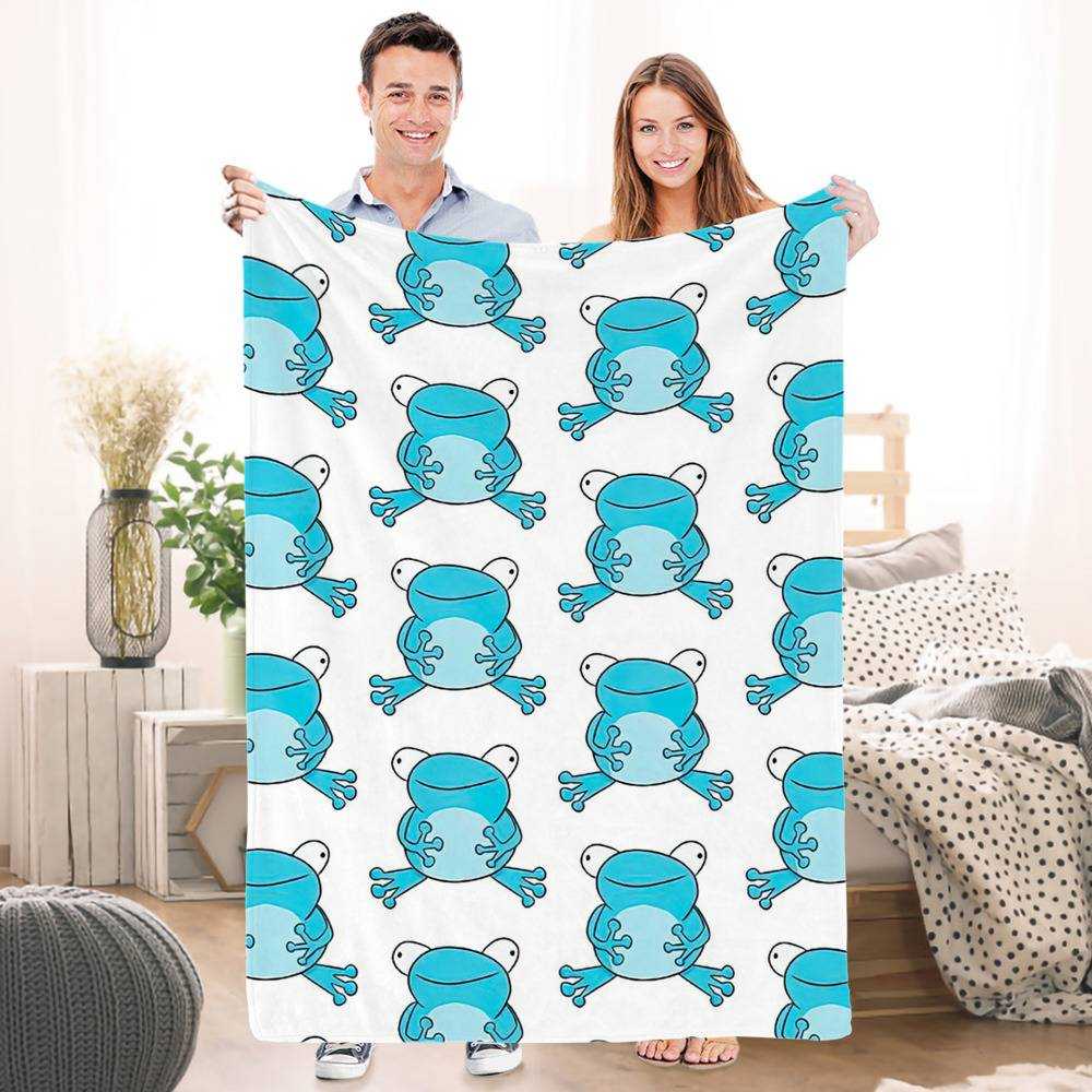 Frog discount baby blanket