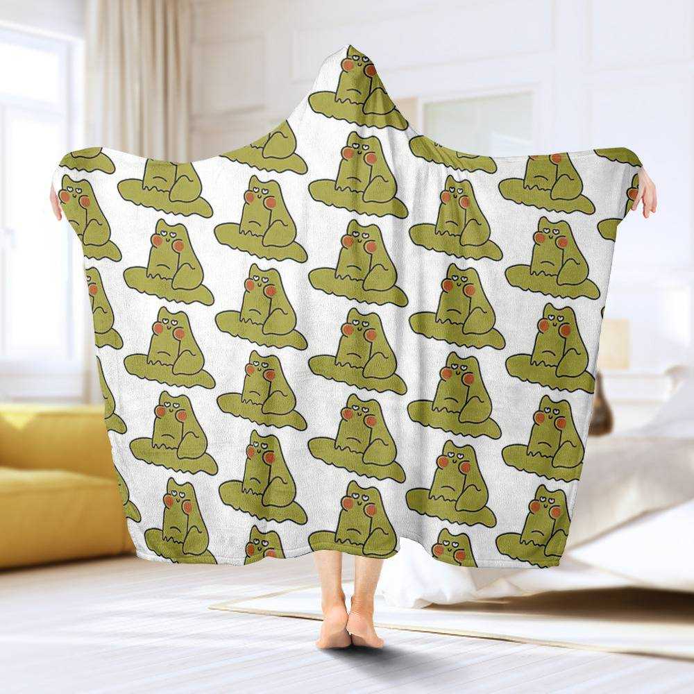 Frog hooded online blanket