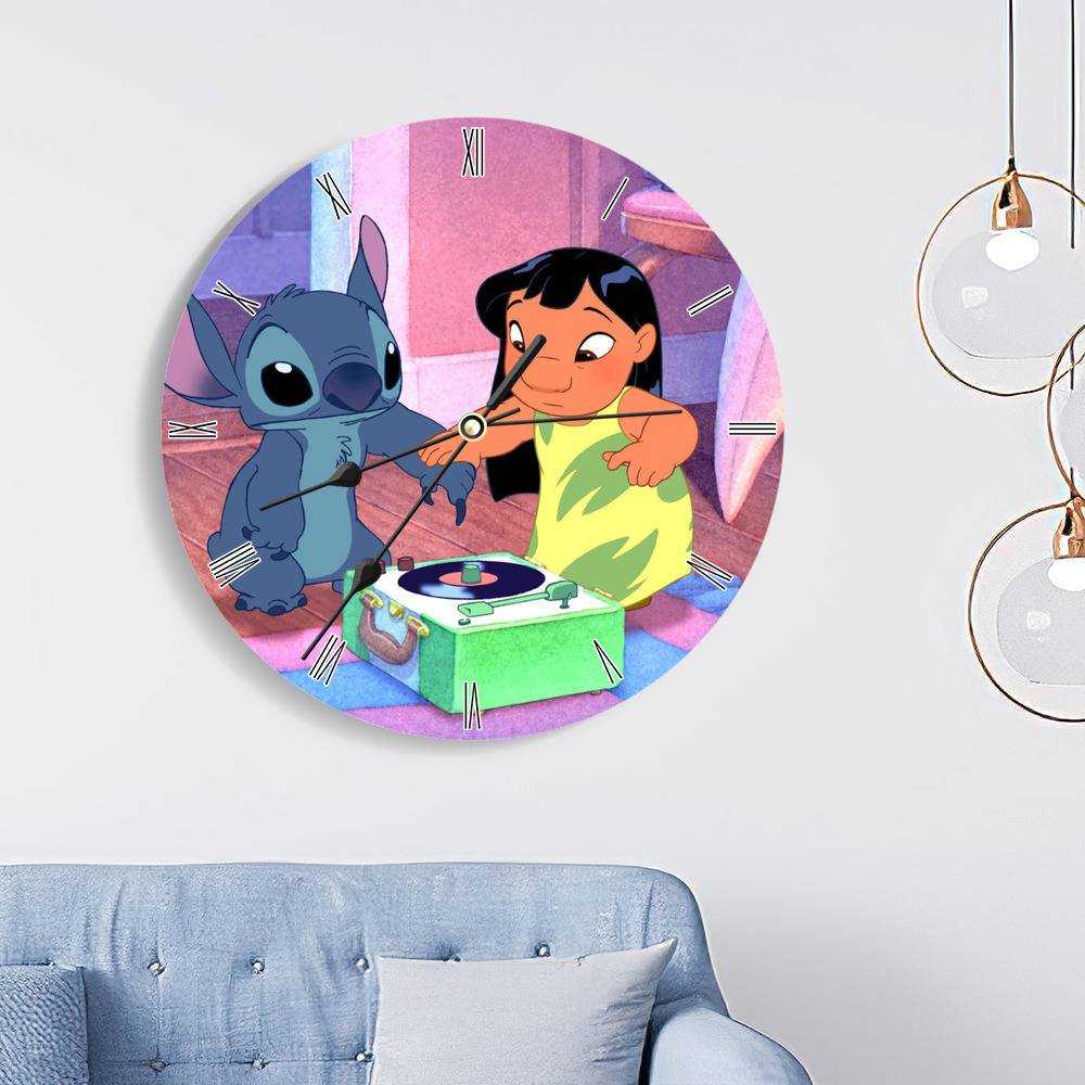 Lilo Stitch Clock Lilo Stitch Decor 