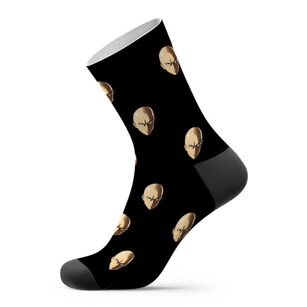 Anime Jackets Socks Custom Photo Socks Plain Black Socks
