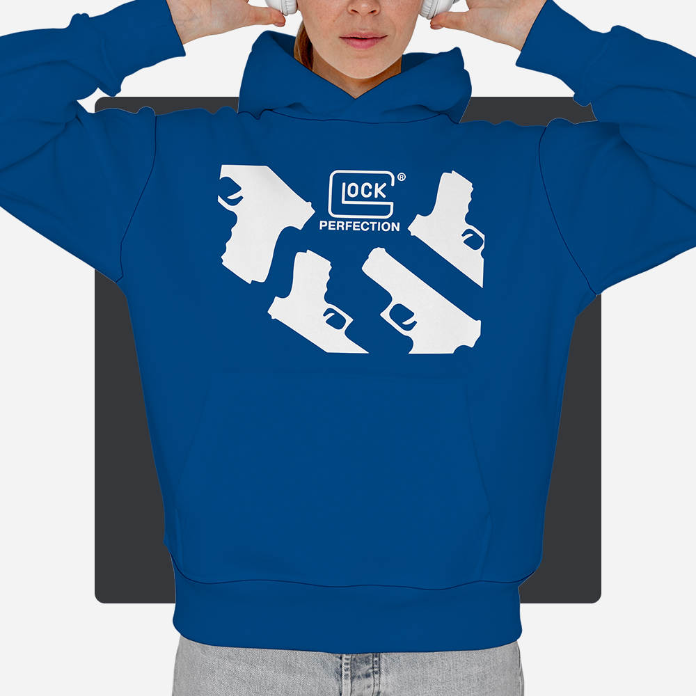 We Got Teez Glock Perfection Hoodie XL / Royal Blue