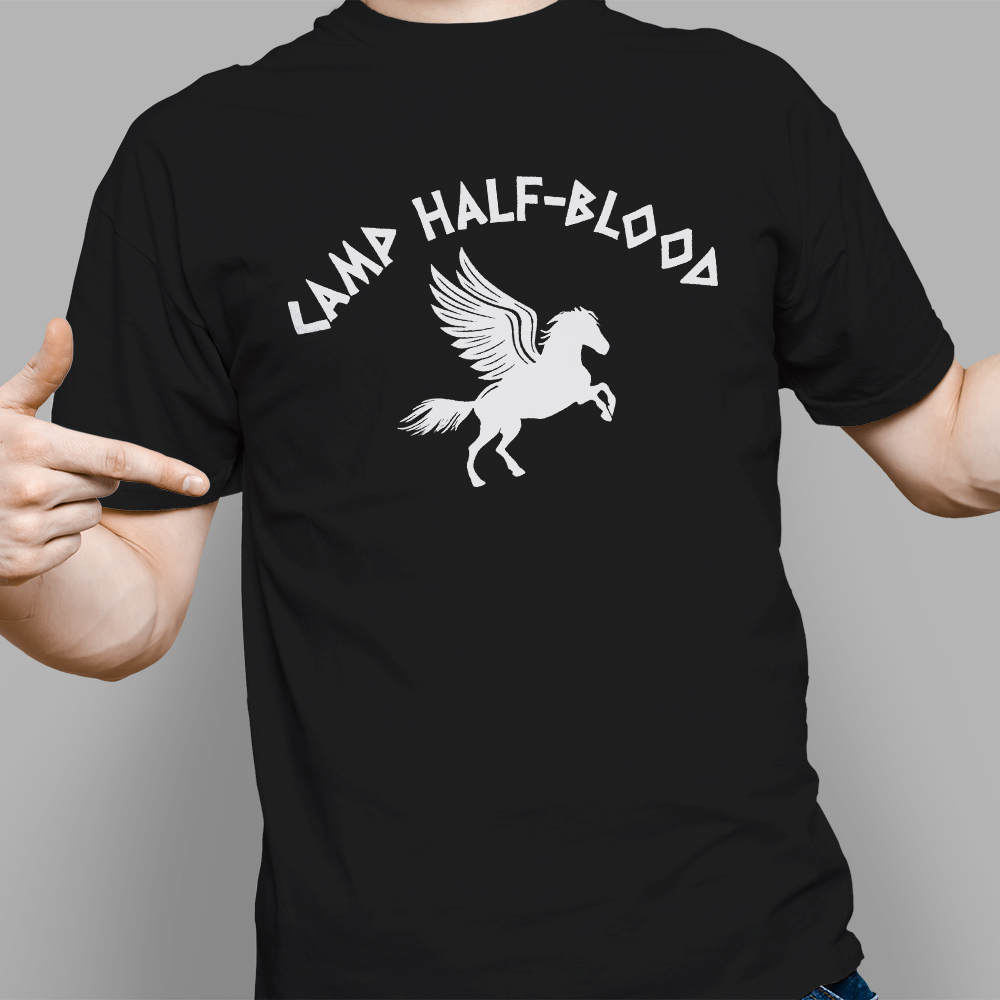 High-Quality Camp Half Blood logo T-shirt, Easy to Match
