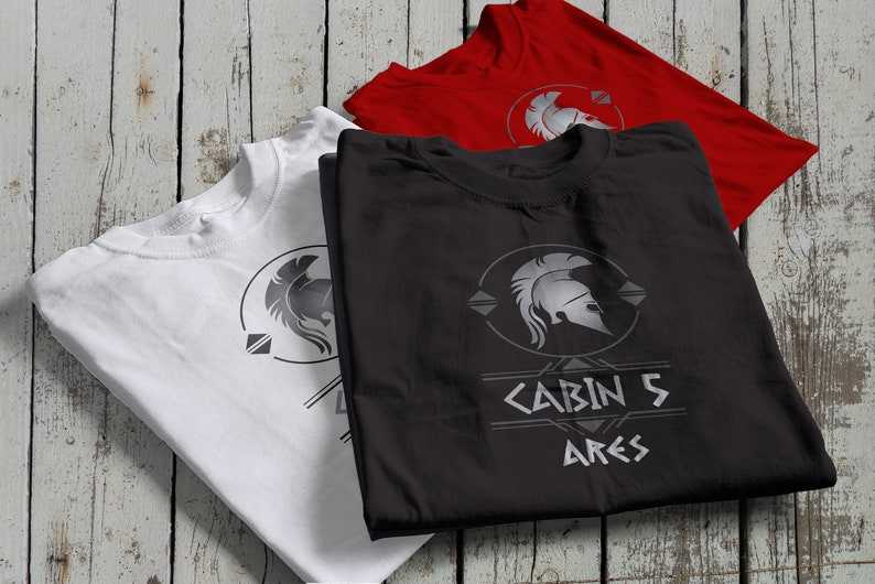 Camp Half Blood Shirts With Cabin Logo / Percy Jackson / 
