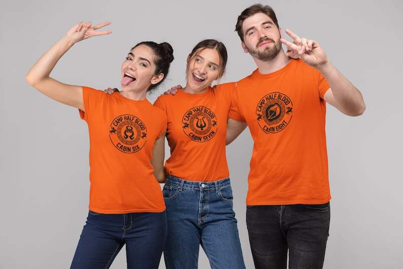 Camp Half-blood Orange Cabin T-shirts Percy Jackson 