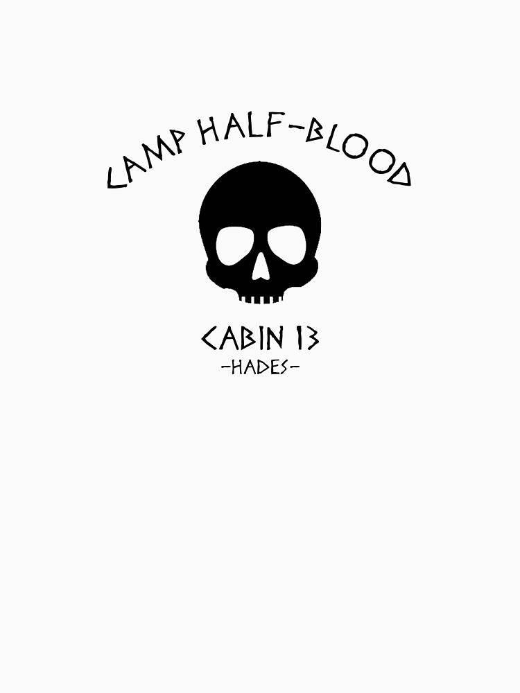 Camp Half Blood Nico Di Angelo Hades Cabin Shirt T Shirt 100% Pure