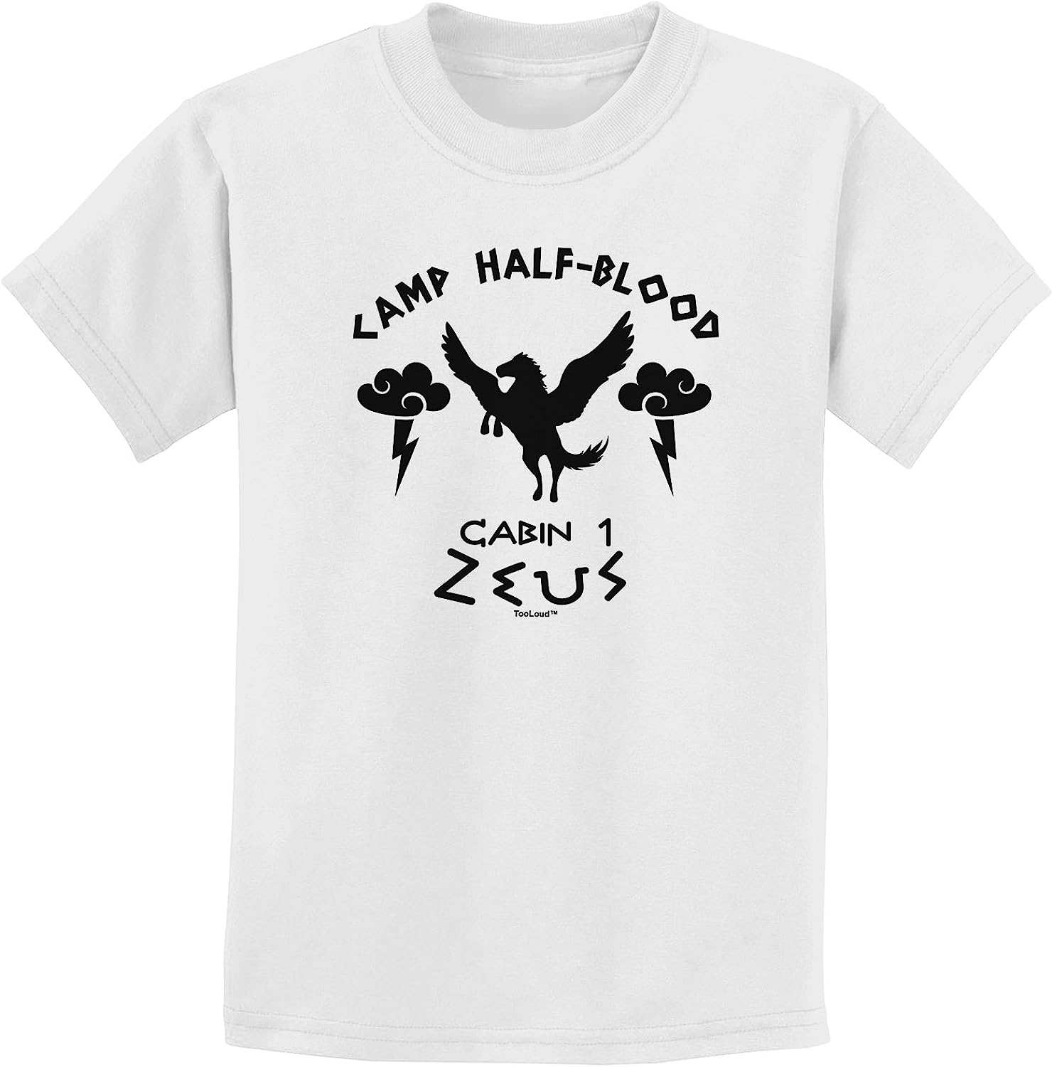 Zeus Adult T-Shirt from Camp Half Blood Cabin 1 - A Must-Have for Fans of  TooLoud