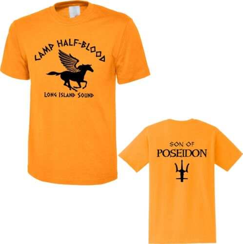 High-Quality Camp Half-Blood Son Of Poseidon Front & Back T-shirt, Easy to  Match