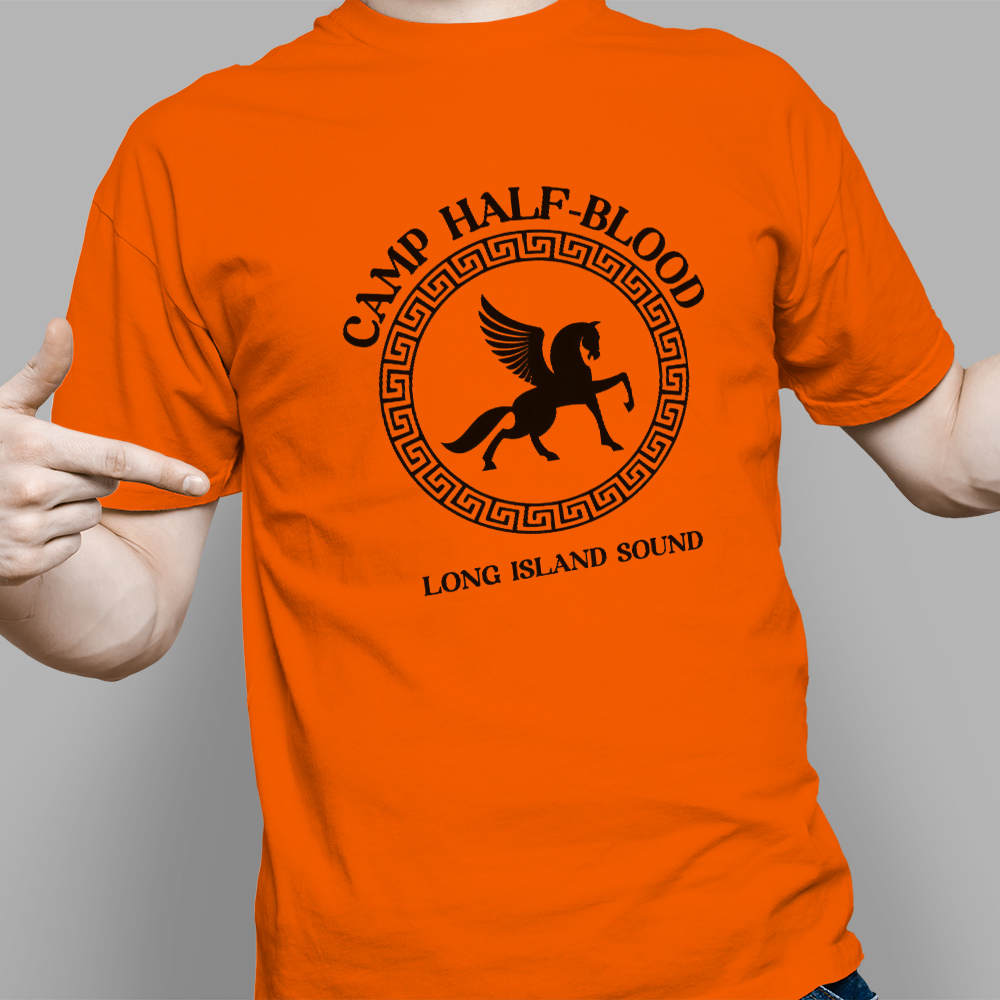 Cheap Camp Half Blood T Shirt, Percy Jackson And The Olympians T