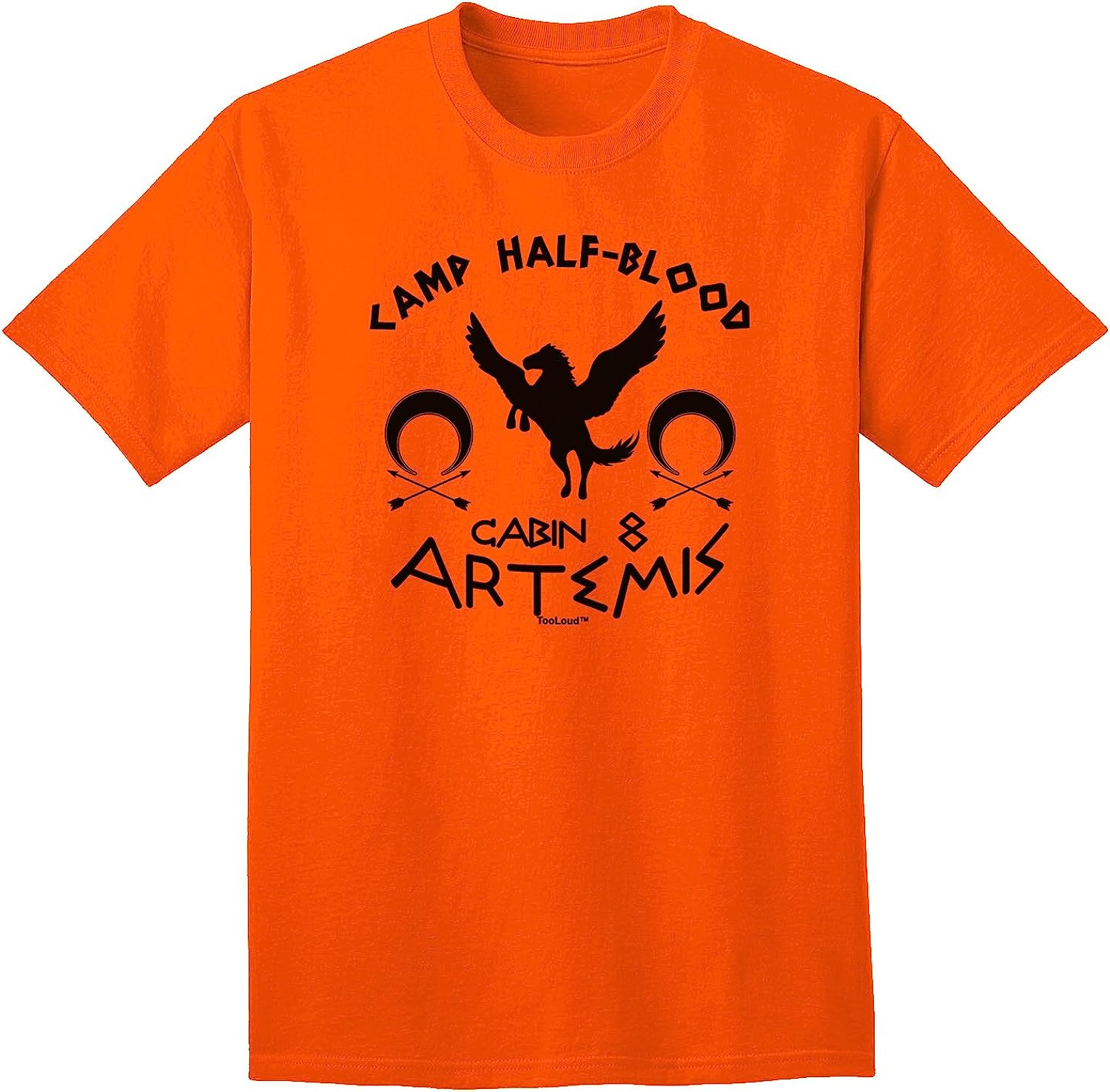 Breathable Soft Camp Half Blood Cabin 8 Artemis Adult T-Shirt For