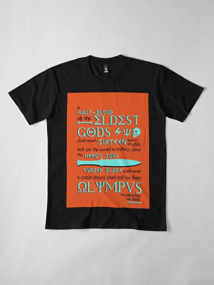 Breathable Soft Camp Half Blood - Percy Jackson and the Olympians Fitted  T-Shirt For Men And Women