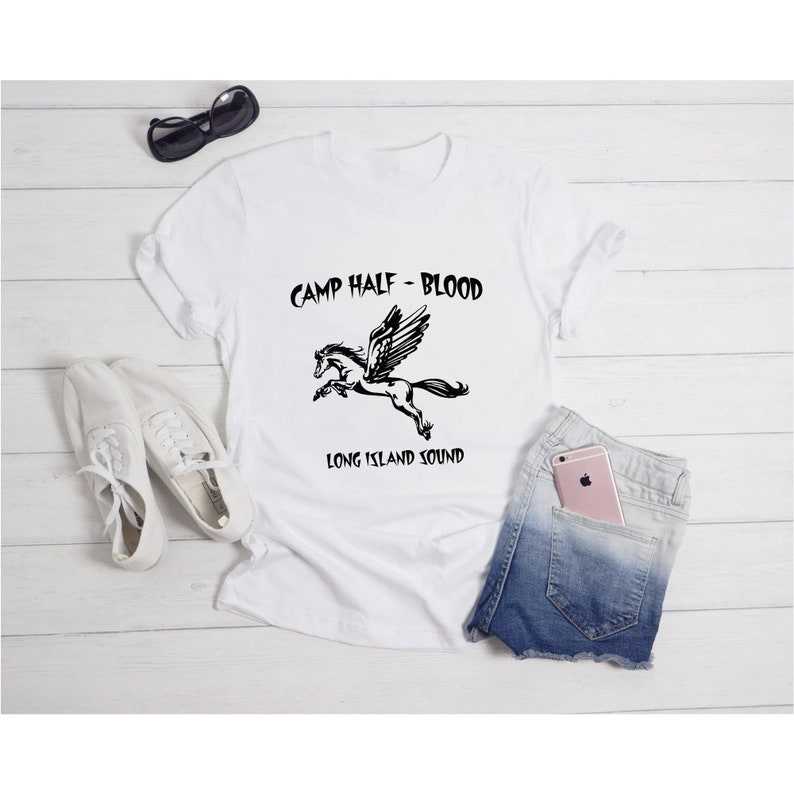 Camp Half-Blood Grey Womens T-Shirt