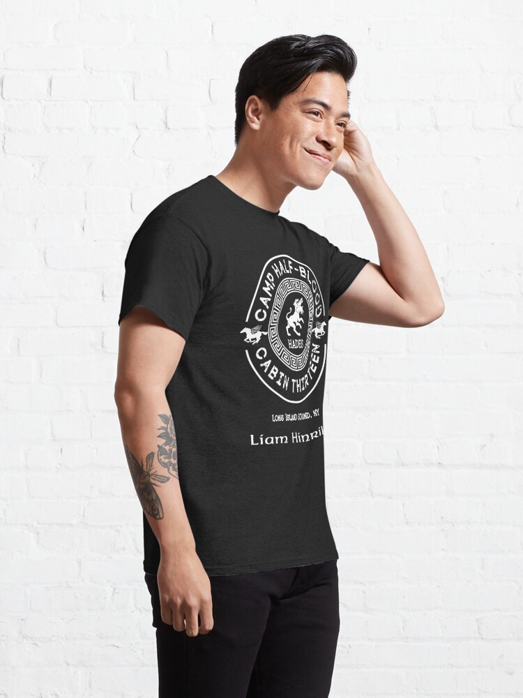 Camp Half Blood Nico Di Angelo Hades Cabin Shirt T Shirt 100% Pure