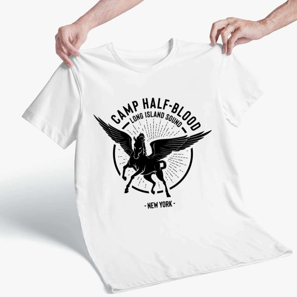 Shop Durable CHB Camp Half Blood Percy Jackson Tee At An Affordable Price