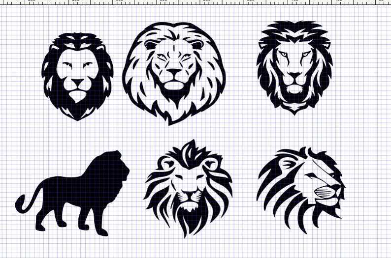Lions Head Svg Lions Svg File For Cricut 