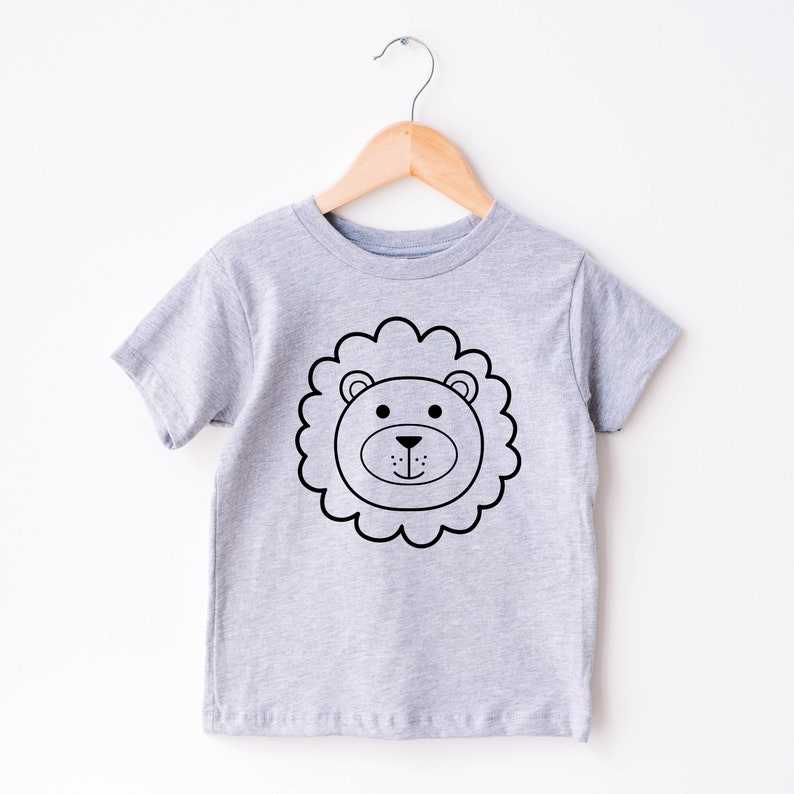 Baby Lion Face SVG Cute Lion SVG Baby Shower Shirt SVG#3