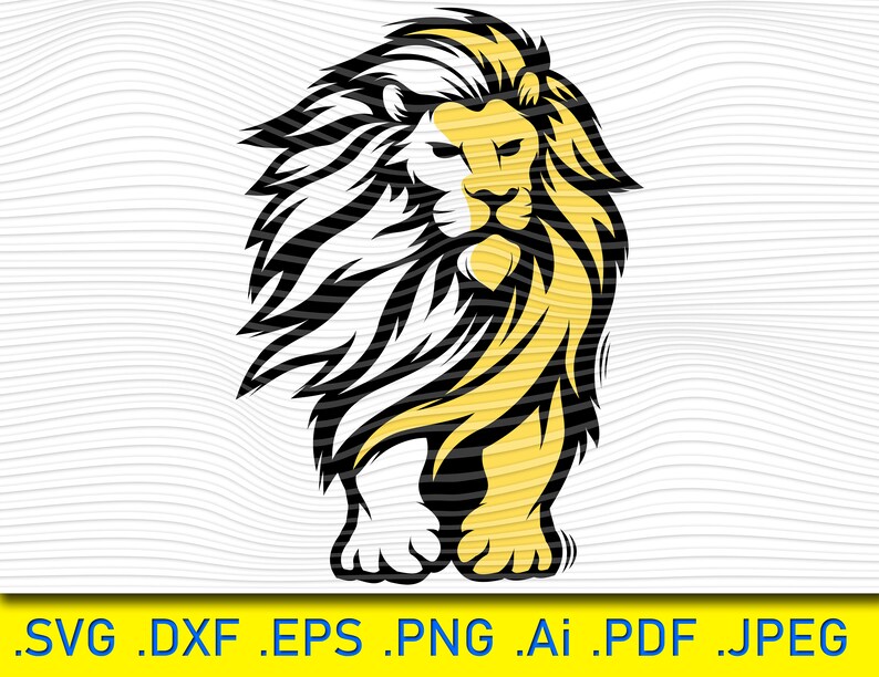 Awesome Mascot Lion Svg Lion Head Svg Lion Svg File Amimal Svg