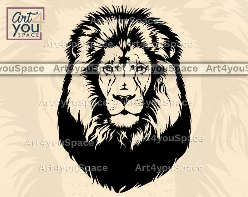 Lion Head SVG files for Cricut 