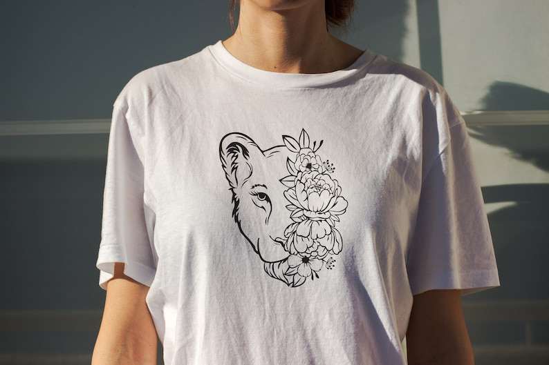 Arrow Lion Couple Svg Half Lion Face Svg Lion Head Svg Instant Download#3