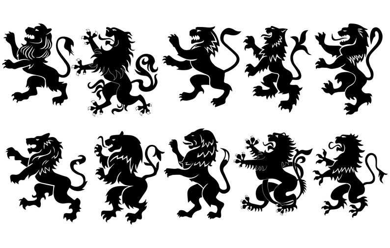 Roaring Lions Svg Lions Designs Svg 