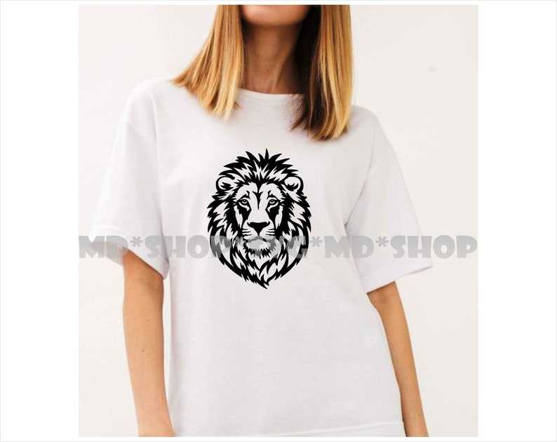 Lion SVG Lion Head Silhouette SVG#7