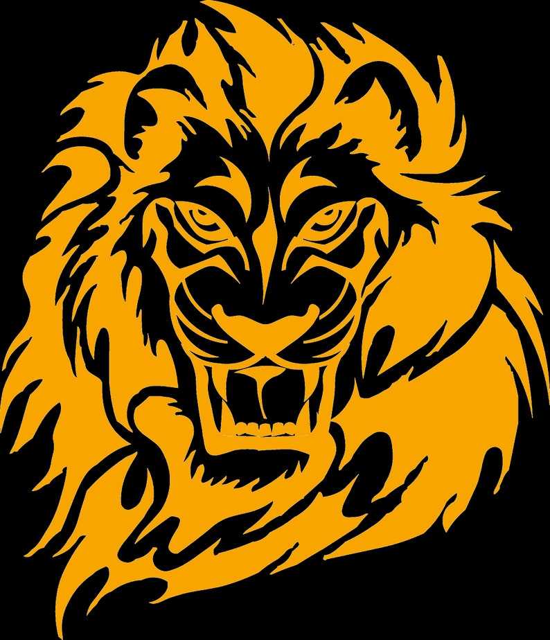 Roaring Lion SVG#2