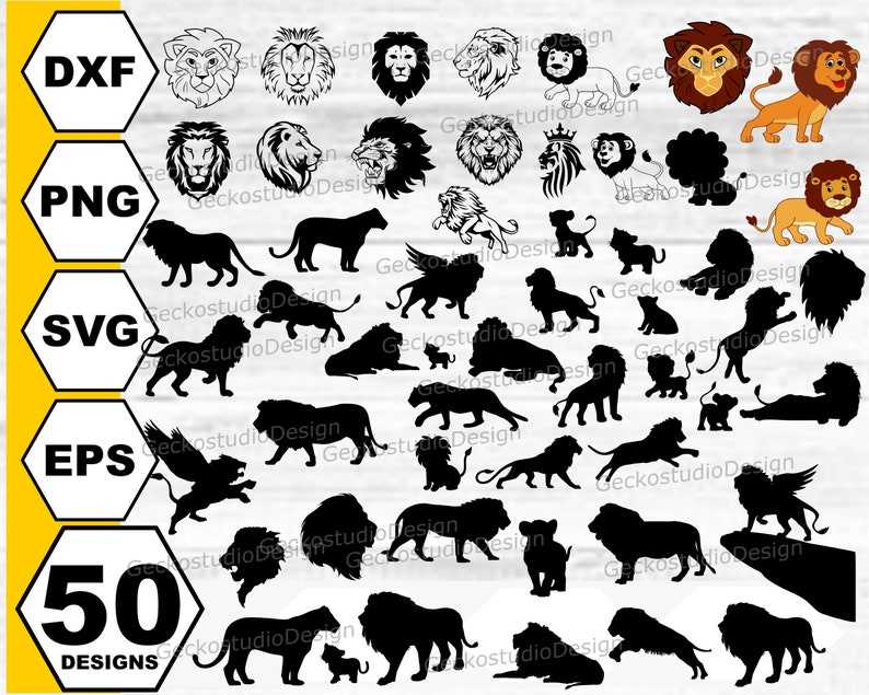 Lion Svg  Lion Head Svg Lion King Svg Female Lion Svg 