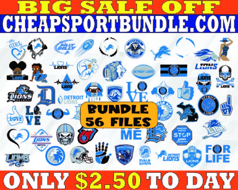 Detroit Lions Svg Football Teams Svg