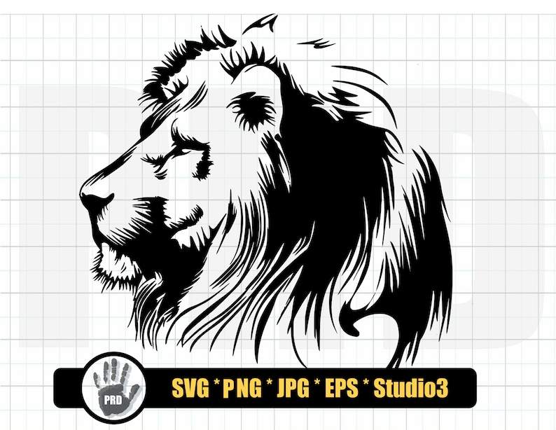 Lion Svg Bundle Lion Head svg Lion Face svg Lion Vector#4