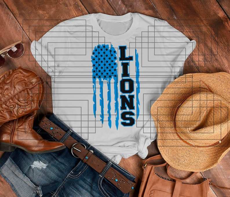 Lions Football Svg File Detroit Lions Svg#4