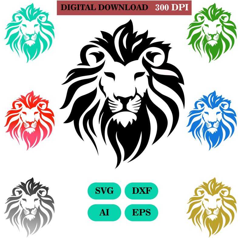 Lion Face Svg Lion Svg File For Cricut Lion Shirts Svg  Lion Head Svg#3